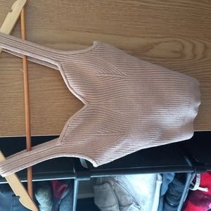 Abercrombie & Fitch Ribbed Sweetheart Tank Top